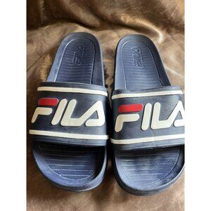 FILA AUTHENTIC SPORT SLIDE SANDALS MEN'S SIZE M-12  BLUE